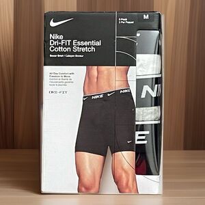 Nike Dri-FIT Essential Cotton Stretch Mens Boxer Brief Size Medium KE1167-900